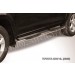 Slitkoff TR409L-013 защита порогов d76 с проступями Toyota RAV4 L (2009)
