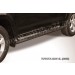 Slitkoff TR409L-013B защита порогов d76 с проступями черная Toyota RAV4 L (2009)