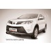 Slitkoff TR413-001B защита переднего бампера d76+ d57 двойная черная Toyota RAV4 (2013)