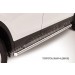 Slitkoff TR413-006 защита порогов d57 труба Toyota RAV4 (2013)