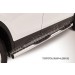 Slitkoff TR413-007 защита порогов d76 с проступями Toyota RAV4 (2013)