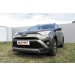 Slitkoff TR415-001B защита переднего бампера d57+ d42 двойная черная Toyota RAV4 (2015)