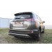 Slitkoff TR415-009B защита заднего бампера d57+ d42 двойная радиусная черная Toyota RAV4 (2015)