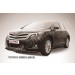 Slitkoff TVEN003B защита переднего бампера d57+ d57 двойная черная Toyota Venza (2013)