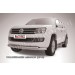 Slitkoff VWAM13-002 защита переднего бампера d76+ d57 двойная радиусная Volkswagen Amarok (2013)