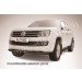 Slitkoff VWAM13-004B защита переднего бампера d76 черная Volkswagen Amarok (2013)