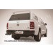 Slitkoff VWAM13-013B защита заднего бампера уголки d76 черные Volkswagen Amarok (2013)