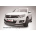 Slitkoff VWTIG-003 защита переднего бампера d57+ d42 двойная Volkswagen Tiguan (2011)
