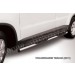 Slitkoff VWTIG-005 защита порогов d76 с проступями Volkswagen Tiguan (2011)