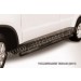 Slitkoff VWTIG-005B защита порогов d76 с проступями черная Volkswagen Tiguan (2011)