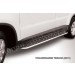 Slitkoff VWTIG-007 защита порогов d57 с листом Volkswagen Tiguan (2011)