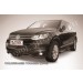 Slitkoff VWTR-001B защита переднего бампера d57 "волна" черная Volkswagen Touareg (2010)