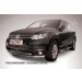 Slitkoff VWTR-002 защита переднего бампера d76+ d57 двойная Volkswagen Touareg (2010)